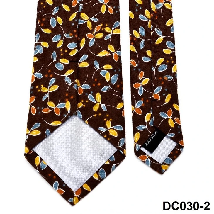Premium Cotton Printed Tie Vibrant Colors Attention To Detail